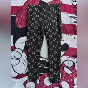 TORRID BLACK SKELETON HEART HANDS GRAPHIC LEGGINGS SIZE 1 XL